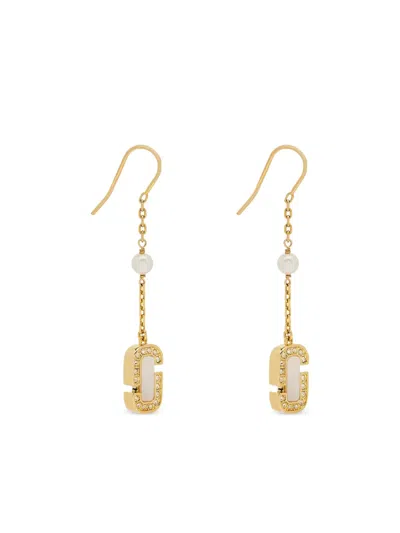 Marc Jacobs The J Marc Luxe Drop Earrings By Mother Of Pearl