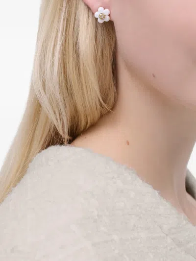 Marc Jacobs The Enamel Wild Daisy Stud Earrings