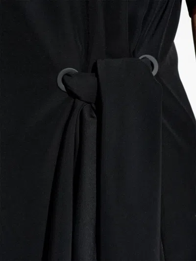 Emporio Armani Women's Midi Dress With Waist Knot
