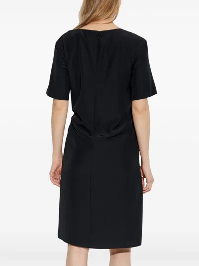 Emporio Armani Women's Midi Dress With Waist Knot
