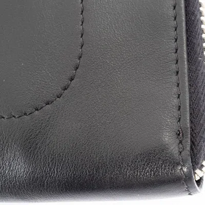 Pre-owned Fendi Black Leather Clutch Bag ()
