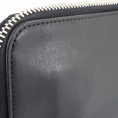 Pre-owned Fendi Black Leather Clutch Bag ()