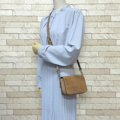 Pre-owned Fendi Brown Suede Leather Shoulder Bag ()