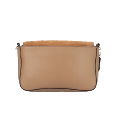 Pre-owned Fendi Brown Suede Leather Shoulder Bag ()