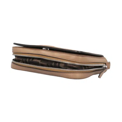 Pre-owned Fendi Brown Suede Leather Shoulder Bag ()