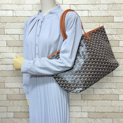 Pre-owned Goyard Brown Pvc Tote Bag ()