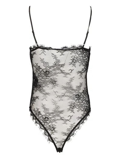 Self-portrait Bodysuit Made Of Polyester Blend