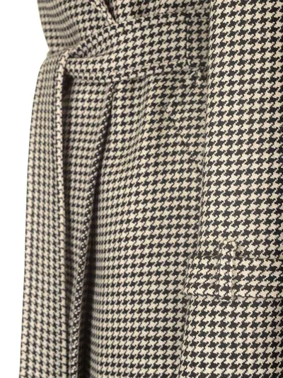 Tagliatore Coat With Houndstooth Pattern