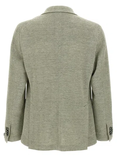 TAGLIATORE DECONSTRUCTED BLAZER GREEN 