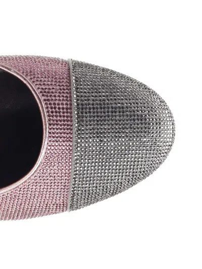 Shop Tory Burch Embellished Mary Jane Pumps Grey