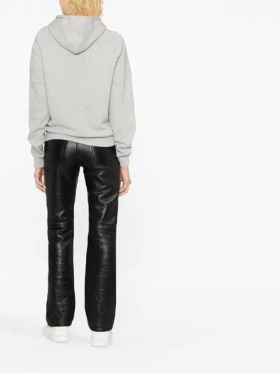 Saint Laurent Cotton Sweatshirt With Embroidered Logo