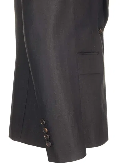 Brunello Cucinelli Fluid Viscose Blazer Jackets Black
