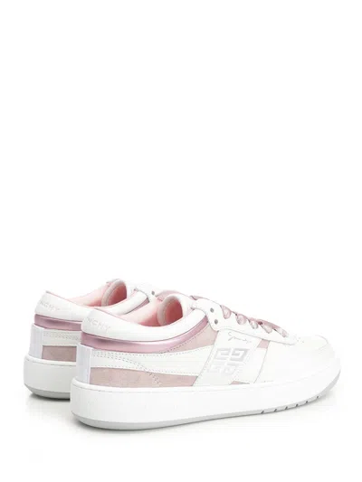 Givenchy G Move Sneakers In Mixed Leathers