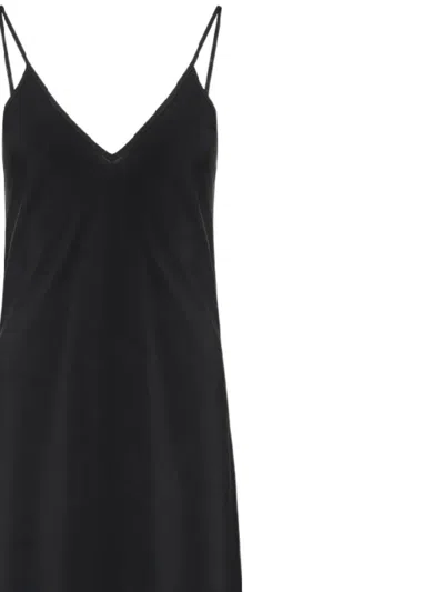Mm6 Maison Margiela Mm6 By Maison Margiela Three Way Silk Dress With Deep V-neckline
