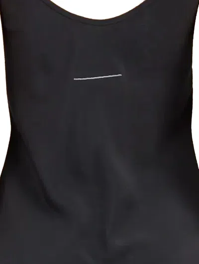 Mm6 Maison Margiela Mm6 By Maison Margiela Three Way Silk Dress With Deep V-neckline