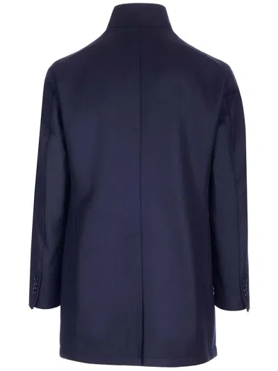 Tagliatore High-collar Long-sleeved Coat