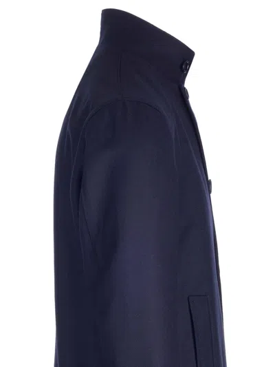 Tagliatore High-collar Long-sleeved Coat