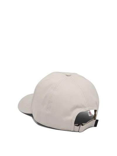 Moncler Gabardine Trucker Cap Hats Beige