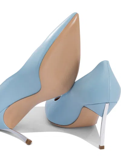 Casadei Pointed Toe Heeled Shoes In Blue