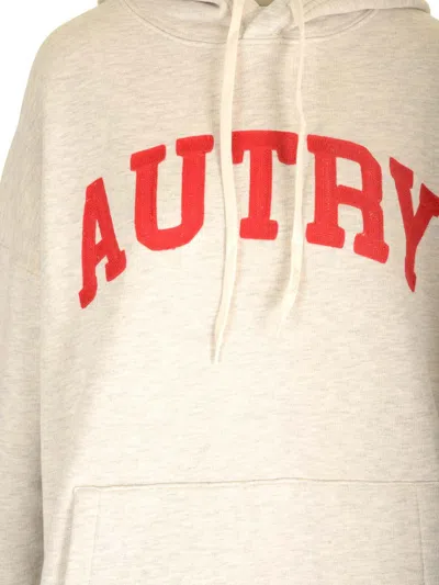 Autry Hoodie Dress Sweatshirts Grey
