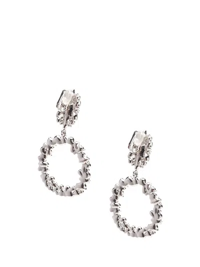 SELF-PORTRAIT HOOP EARRINGS JEWELRY SILVER 