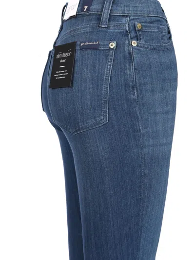 7 For All Mankind Ali High-waist Neptune Classic Flare Jean