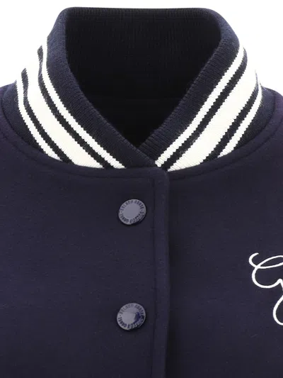 Golden Goose Wool Blend Bomber With Embroidered Logo