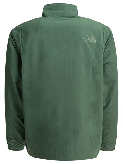 The North Face Multi-pocket Long-sleeved Jacket In Green