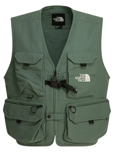 The North Face Sleeveless Mesh Buckle Front Pockets Jackets