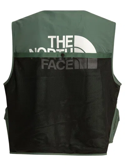 The North Face Sleeveless Mesh Buckle Front Pockets Jackets