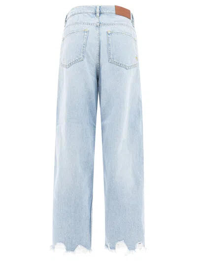 Pinko Ripped Hem Jeans