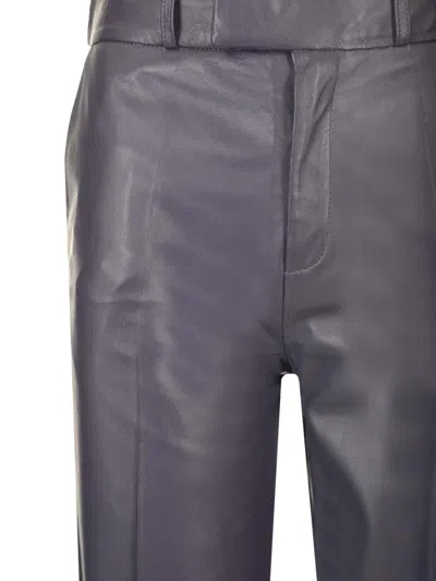 Arma Leather June Wide Leg Trouser