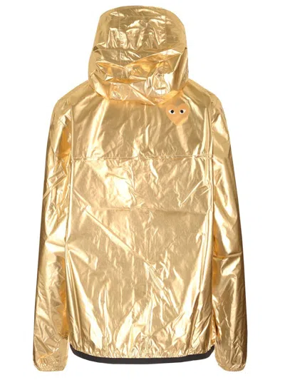 Comme Des Garçons Play K-way Jacket Jackets Gold