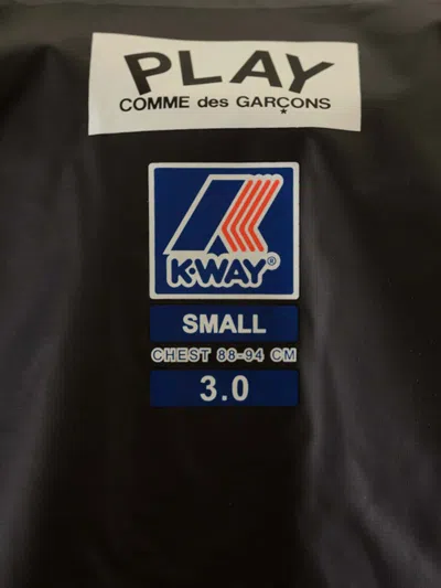 Comme Des Garçons Play K-way Jacket Jackets Gold