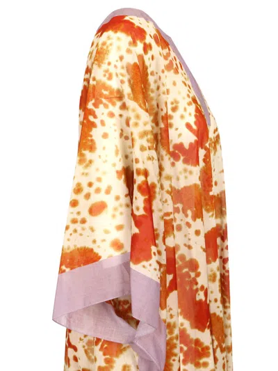 Dries Van Noten Kaftan Dress Dresses Multicolor
