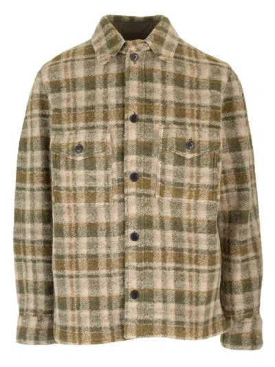 Isabel Marant Checkered Knit Jacket Brushed Finish