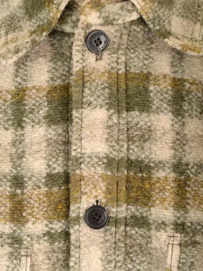 Isabel Marant Checkered Knit Jacket Brushed Finish