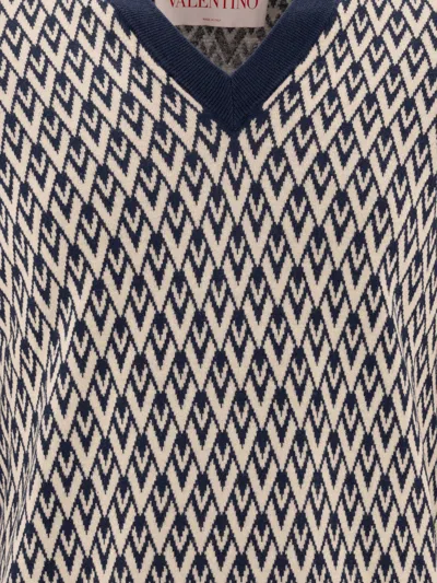Valentino Toute La V Wool Sweater