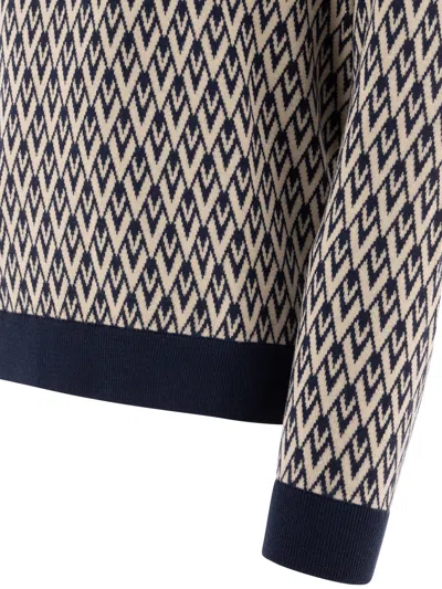 Valentino Toute La V Wool Sweater