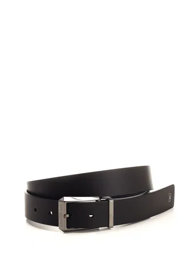Ferragamo Leather Belt Belts Black