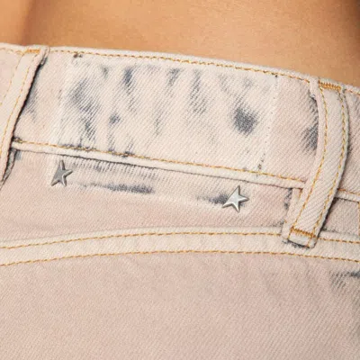 Golden Goose Relaxed-fit Trousers With Five-pocket Design And Star Embellishments