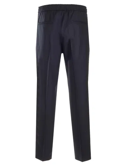 Brunello Cucinelli Tapered Pleated Cotton And Silk-blend Satin-trimmed Linen Tuxedo Trousers
