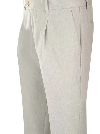 Brunello Cucinelli Leisure Fit Trousers Grey