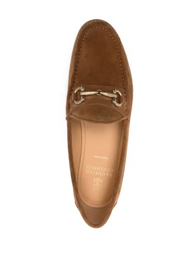 Brunello Cucinelli Loafers & Slippers Brown