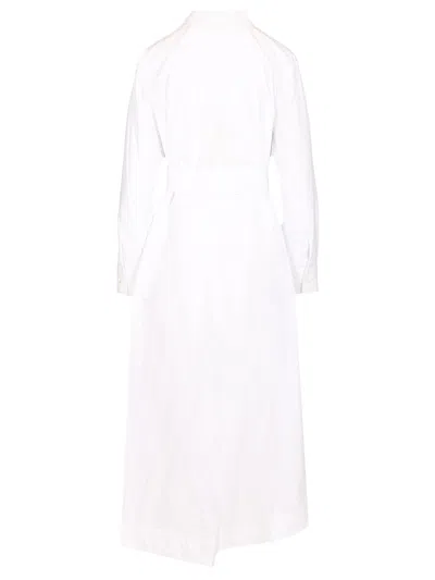 P.a.r.o.s.h Floral Embroidered Midi Shirt Dress
