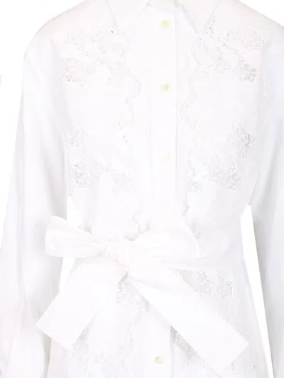 P.a.r.o.s.h Floral Embroidered Midi Shirt Dress
