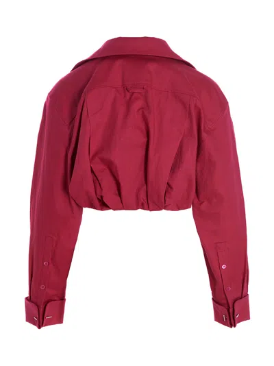 Jacquemus Ma Viscose Shirt And Blouse Fuchsia