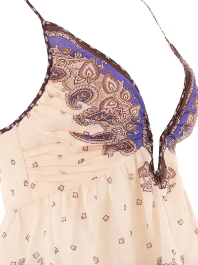 Zimmermann Maxine Plunge Cami Tops Purple