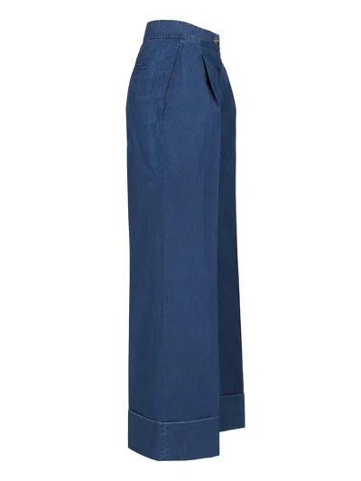 VALENTINO MEDIUM BLUE DENIM JEANS BLUE 