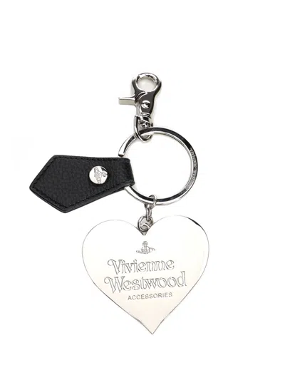Vivienne Westwood Mirror Heart Orb Keyring Accessories